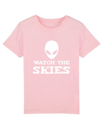 Alien Watch The Skies Cotton Pink