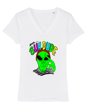 Alien Aha Suh Dude White