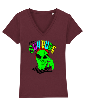 Alien Aha Suh Dude Burgundy