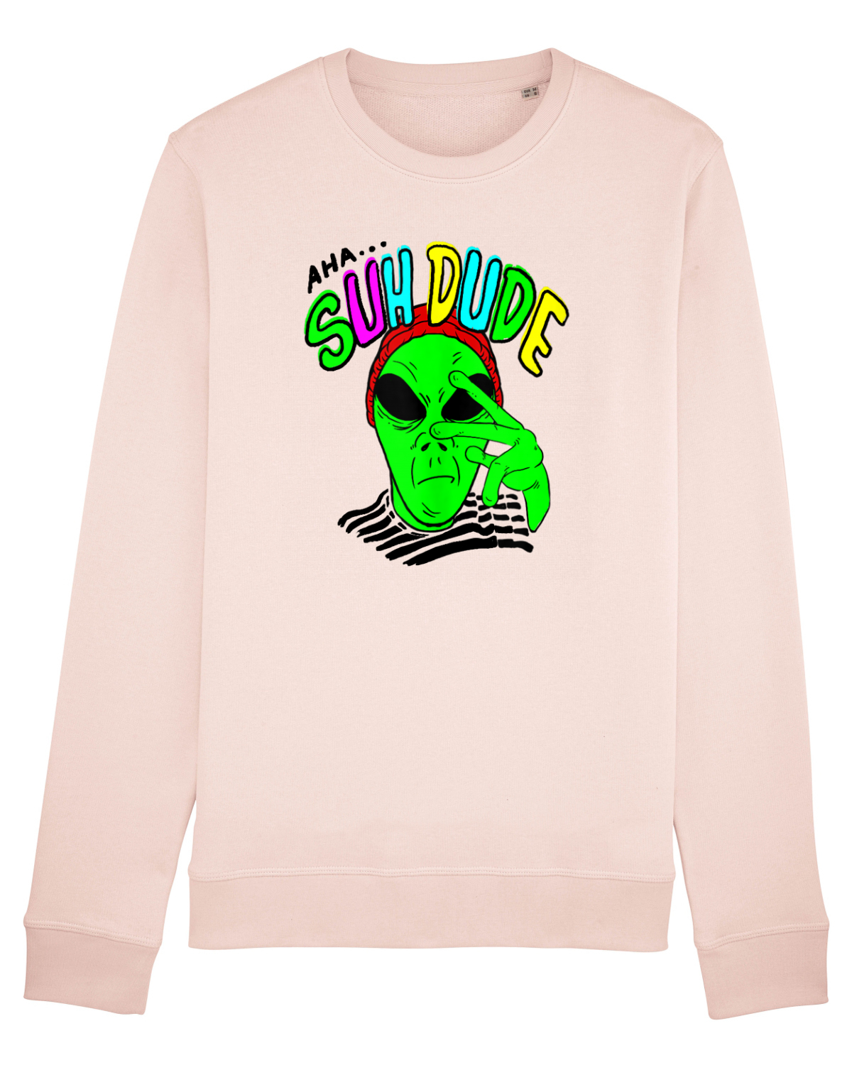 Bluză mânecă lungă Unisex Rise Candy Pink