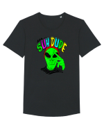 Alien Aha Suh Dude Tricou mânecă scurtă guler larg Bărbat Skater