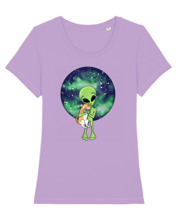 Alien and the Cat Lavender Dawn