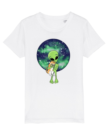 Alien and the Cat White