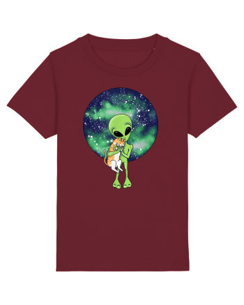 Alien and the Cat Burgundy