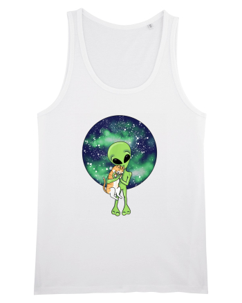 Alien and the Cat White