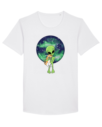 Alien and the Cat White