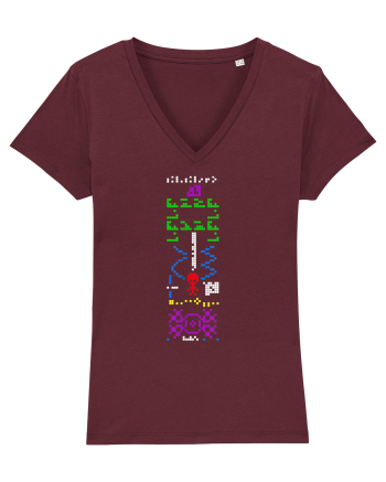 Alien Arecibo Reply Burgundy