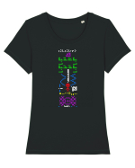 Alien Arecibo Reply Tricou mânecă scurtă guler larg fitted Damă Expresser