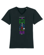 Alien Arecibo Reply Tricou mânecă scurtă guler V Bărbat Presenter