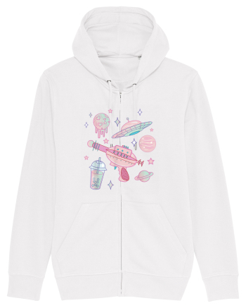 Alien Babe Pastel Goth Kawaii White