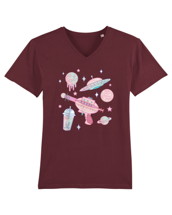 Alien Babe Pastel Goth Kawaii Burgundy
