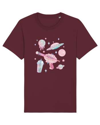 Alien Babe Pastel Goth Kawaii Burgundy