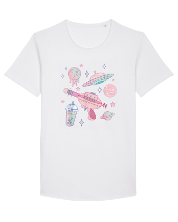 Alien Babe Pastel Goth Kawaii White