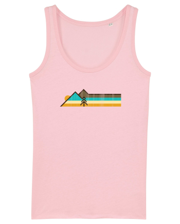 Munți în Stil Retro Cotton Pink