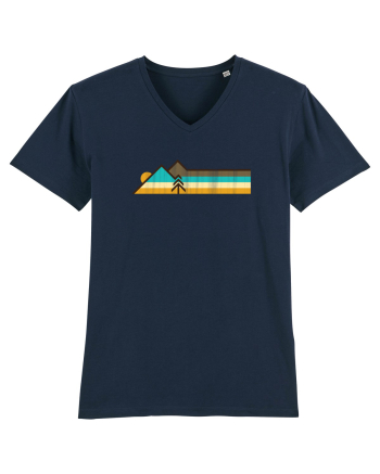 Munți în Stil Retro French Navy