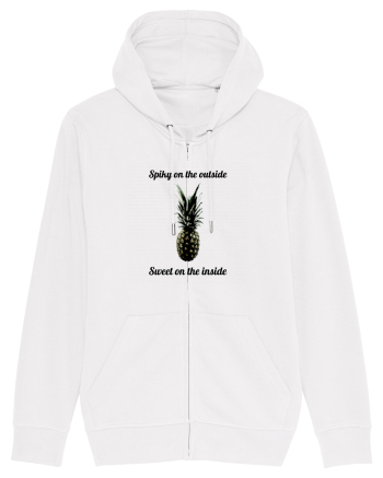 Spiky on the outside White