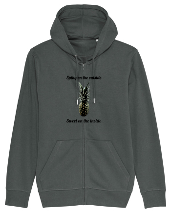 Spiky on the outside Anthracite