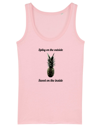 Spiky on the outside Cotton Pink