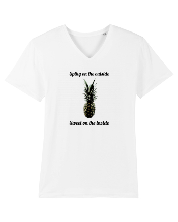 Spiky on the outside White