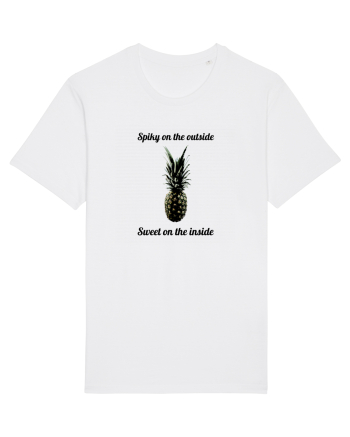 Spiky on the outside White