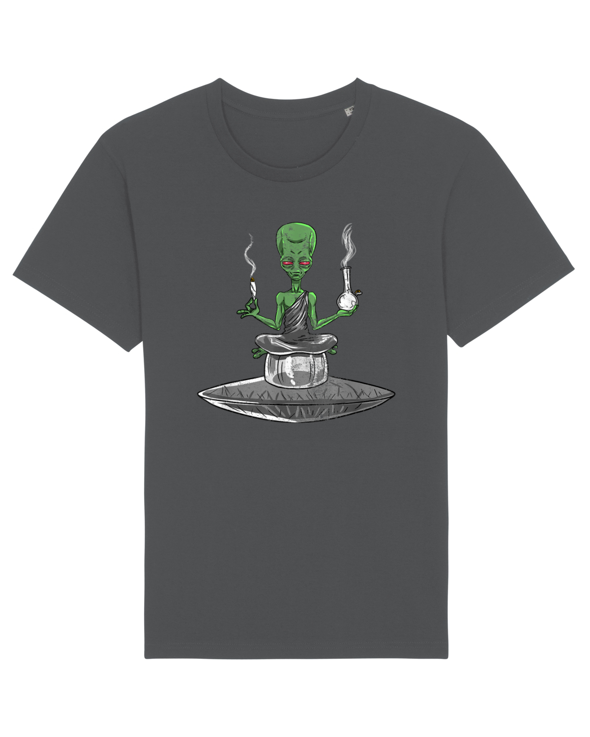 Tricou mânecă scurtă Unisex Rocker Anthracite