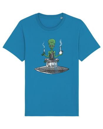 Alien Bong Smoking Weed Funny Stoner Azur