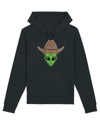 Alien Cowboy Hat Funny Black
