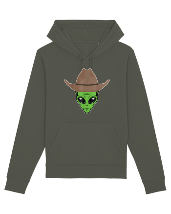 Alien Cowboy Hat Funny Khaki