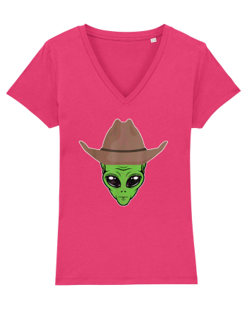 Alien Cowboy Hat Funny Raspberry