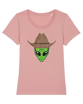 Alien Cowboy Hat Funny Canyon Pink