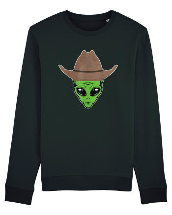 Alien Cowboy Hat Funny Black