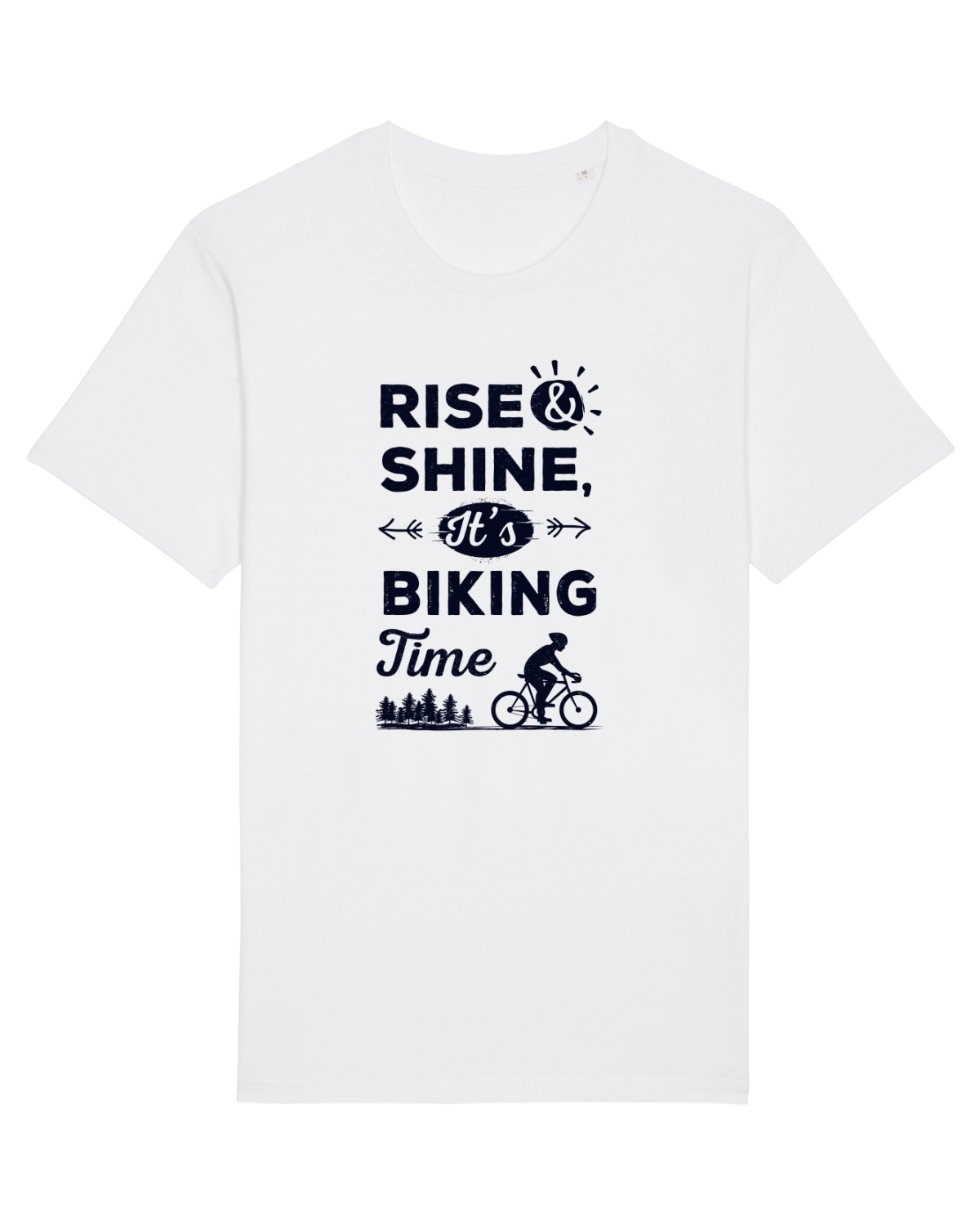 Tricou mânecă scurtă Unisex Rocker White