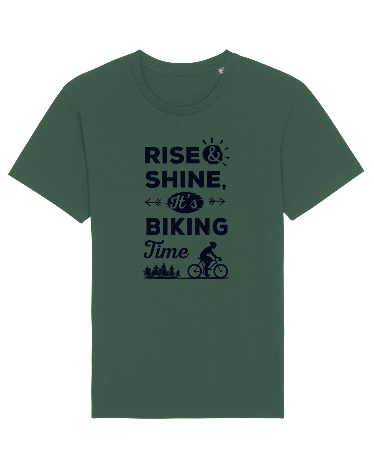 Tricou mânecă scurtă Unisex Rocker Bottle Green