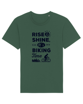 Rise and Shine BIKING Time Bottle Green