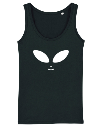 Alien Face Costume Black
