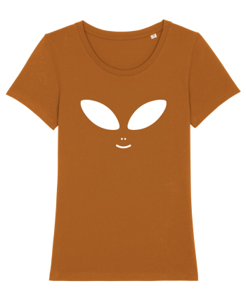 Alien Face Costume Roasted Orange