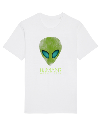 Alien Funny Humans Aren't Real White