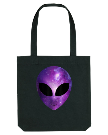 Alien Galaxy Cosmic Head Black