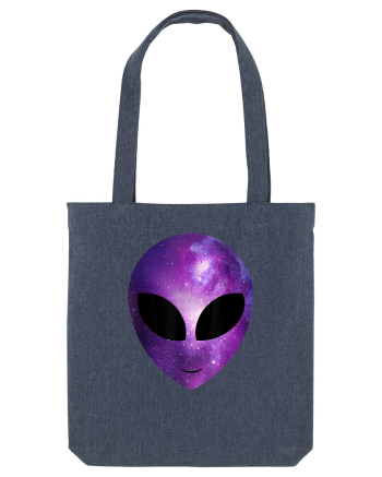 Alien Galaxy Cosmic Head Midnight Blue