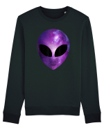 Alien Galaxy Cosmic Head Bluză mânecă lungă Unisex Rise