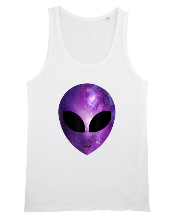Alien Galaxy Cosmic Head White