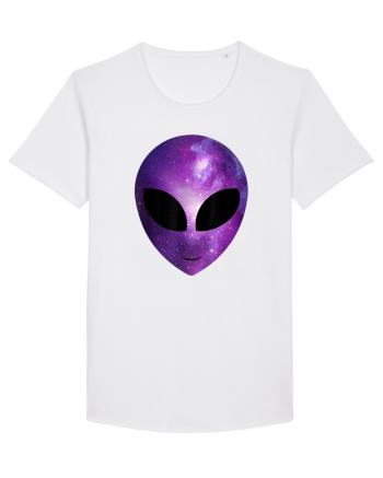 Alien Galaxy Cosmic Head White