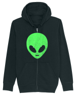 Alien Head Costume Hanorac cu fermoar Unisex Connector