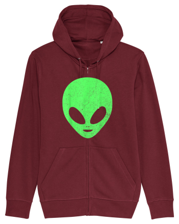 Alien Head Costume Burgundy