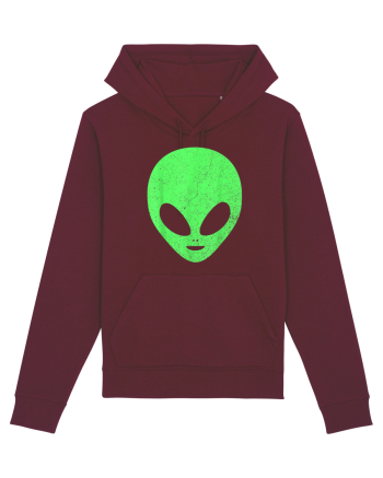 Alien Head Costume Burgundy