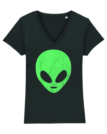 Alien Head Costume Black