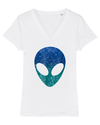 Alien Head Costume White