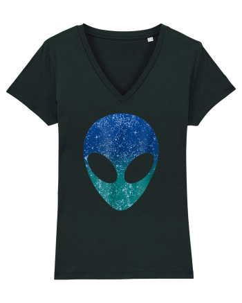 Alien Head Costume Black
