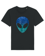 Alien Head Costume Tricou mânecă scurtă Unisex Rocker