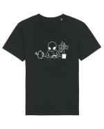 Alien Gardener Marijuana Grow Tricou mânecă scurtă Unisex Rocker
